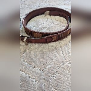 Browning Brown Leather Belt